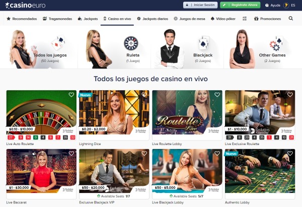 casinoeuro casino en vivo