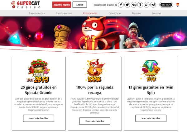 supercat casino bonos